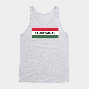 Salgótarján City in Hungarian Flag Tank Top